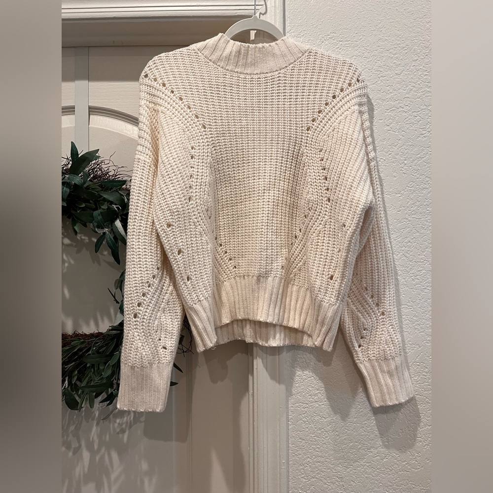Cozy Cream Knit Sweater